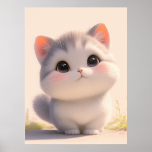 Poster Gatos Fluffy
