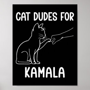 Poster Gatos Para A Mulher De Gato Sem Fios De Kamala Est