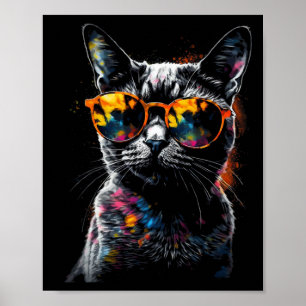 Poster Gatos-Pulmões - Pet Animal Art Cat