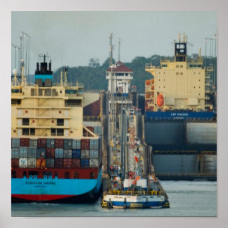 Poster Gatun Locks 1
