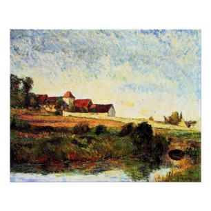 Póster Gauguin - A Fazenda em Grue,