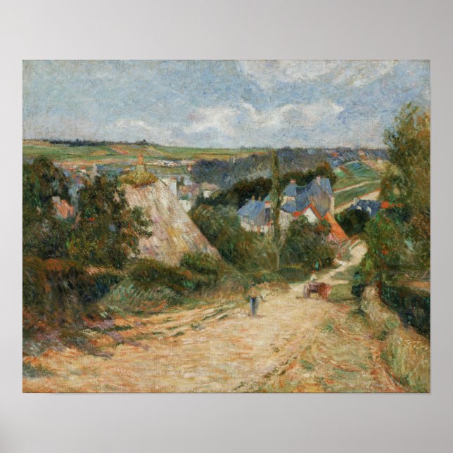 Poster Gauguin - Entrada Na Vila De Osny 1882 (Frente)