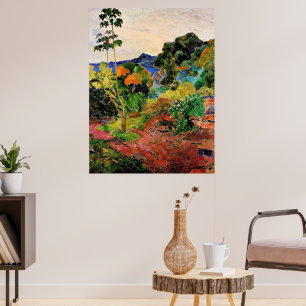 Poster Gauguin - Martinique LandscapE,
