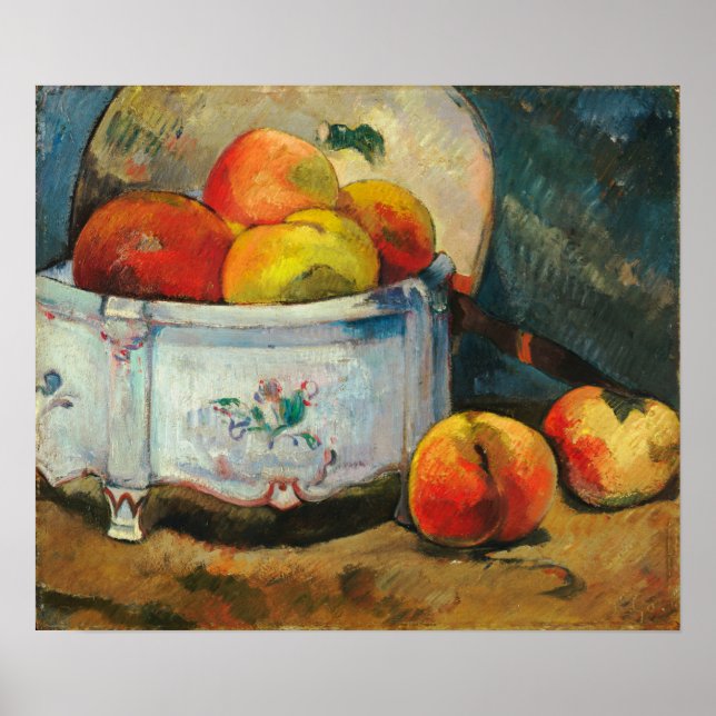 Poster Gauguin - Natureza Morta com Pêssegos (Frente)