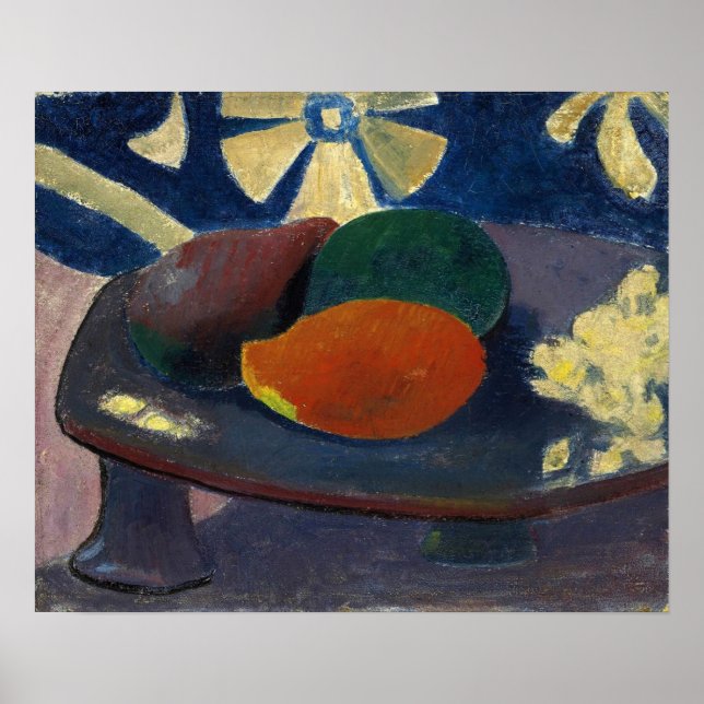 Poster Gauguin - Natureza Morta Com Três Mangos 1892 (Frente)