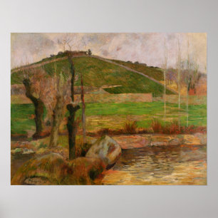 Poster Gauguin - Paisagem Perto de Pont-Aven 1888