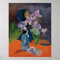 Gauguin - Vida Estática Com Flores 1892