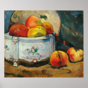 Poster Gauguin - Vida Estática com Pêssegos