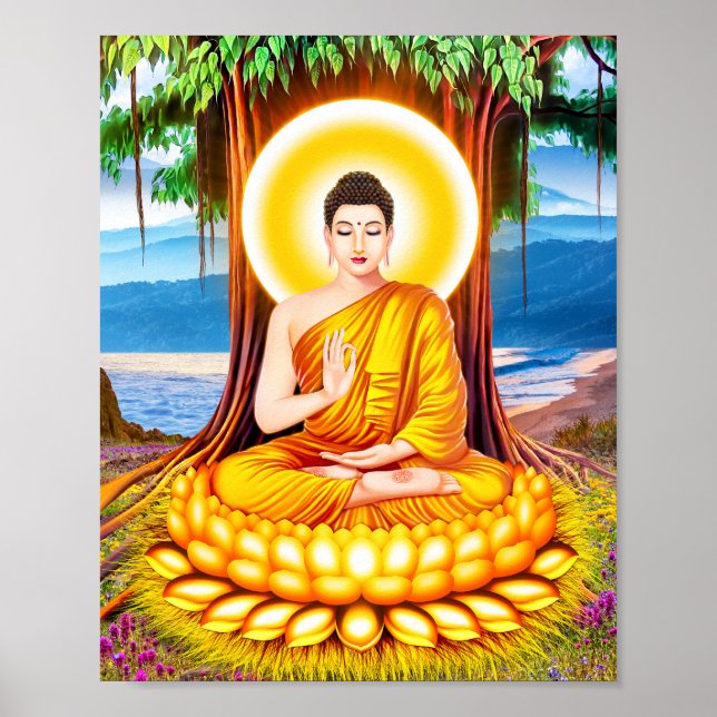 Poster Gautama Buddha (Frente)
