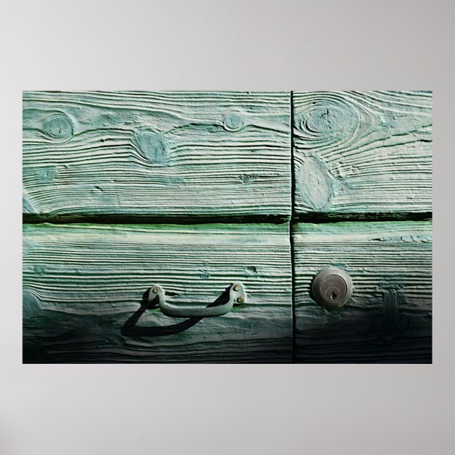 Poster Gaveta de madeira marrom (Frente)