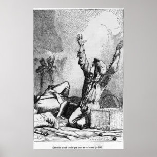 Póster Gavroche tinha caído para aumentar somente outra