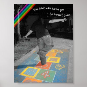 Póster Gay do apoio