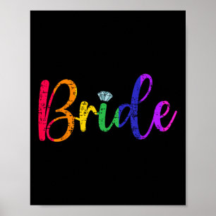 Poster Gay Lgbt Festa de casamento Brie Tee Bachelore