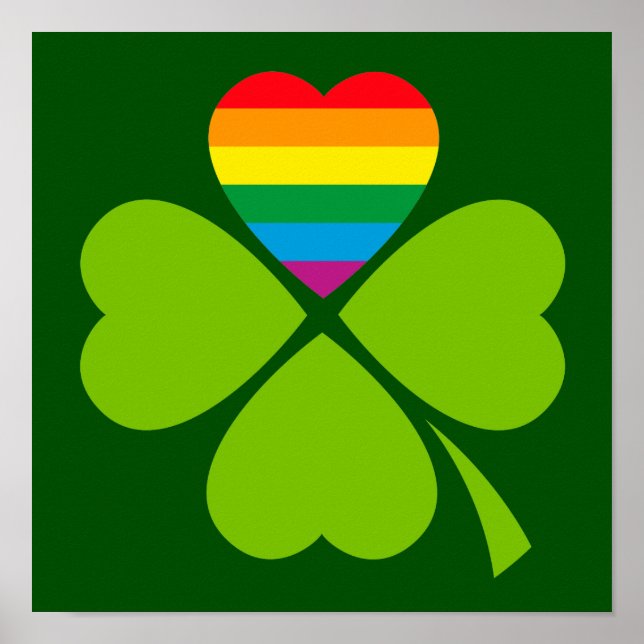 Poster Gay Lucky Clover (Frente)