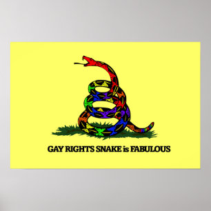 Poster Gay Rights Snake
