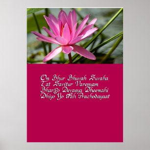 Poster Gayatri mantra