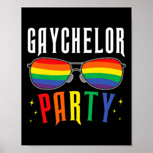 Poster Gaychelor Gay Lgbtq Pride Bachelor Festa W