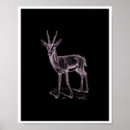 Poster Gazelle Deer