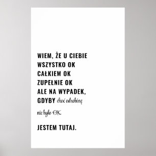 Poster Gdynia Nie Było OK Jestitaj Polonês