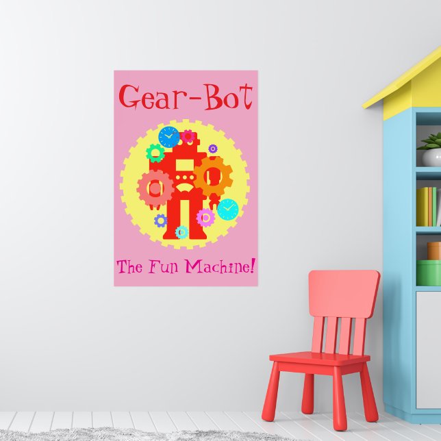 Poster Gear Robot (Berçário 1)
