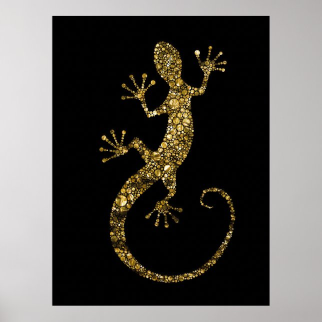 Poster Gecko ouro (Frente)