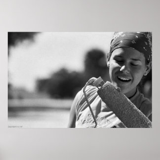 Póster Gecko Pintado