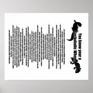 Poster Geckoholic