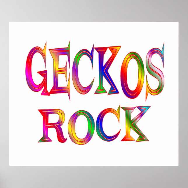 Poster Geckos Rock (Frente)