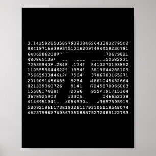 Poster Geek De Matemática Legal Do Nerd Pi Dia 3.14
