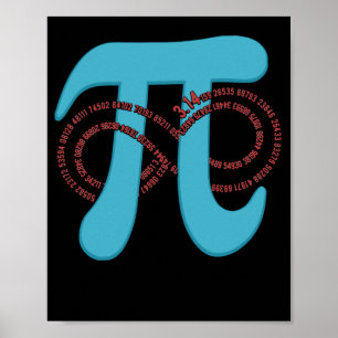 Poster Geek Infinity Nº Pi 3.141