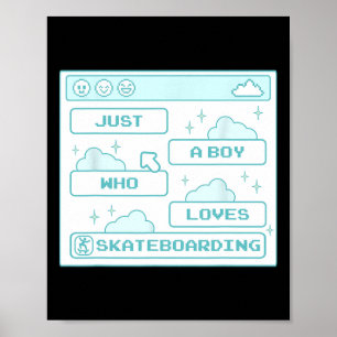 Poster Geek Nerd de Computador Pc Cara Legal Gamer Que Am