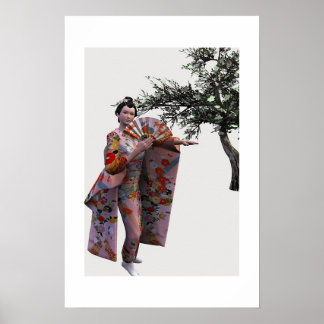 Póster Geiko na Primavera