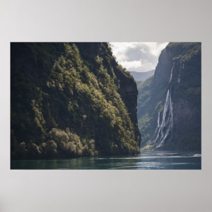 Poster Geiranger Fjord Noruega