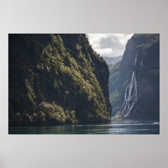 Poster Geiranger Fjord Noruega (Frente)