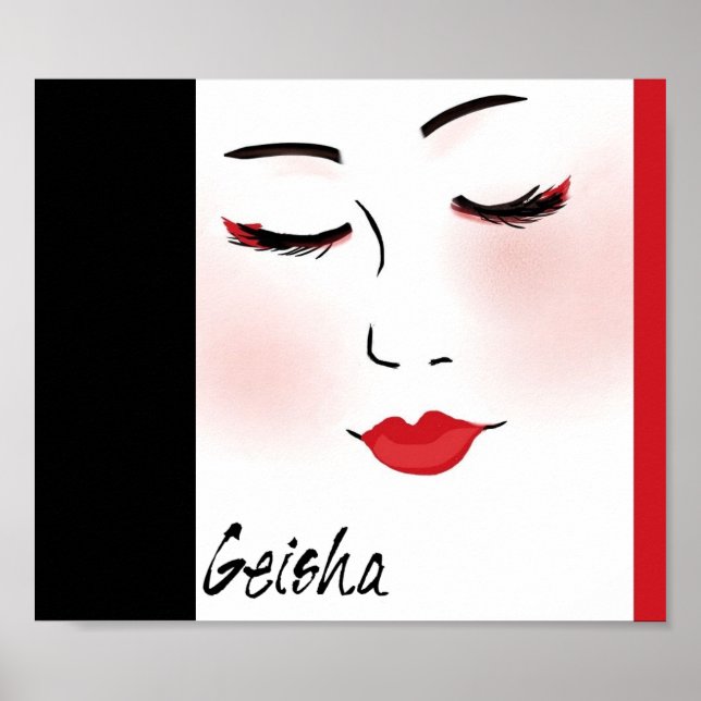 Poster Geisha (Frente)