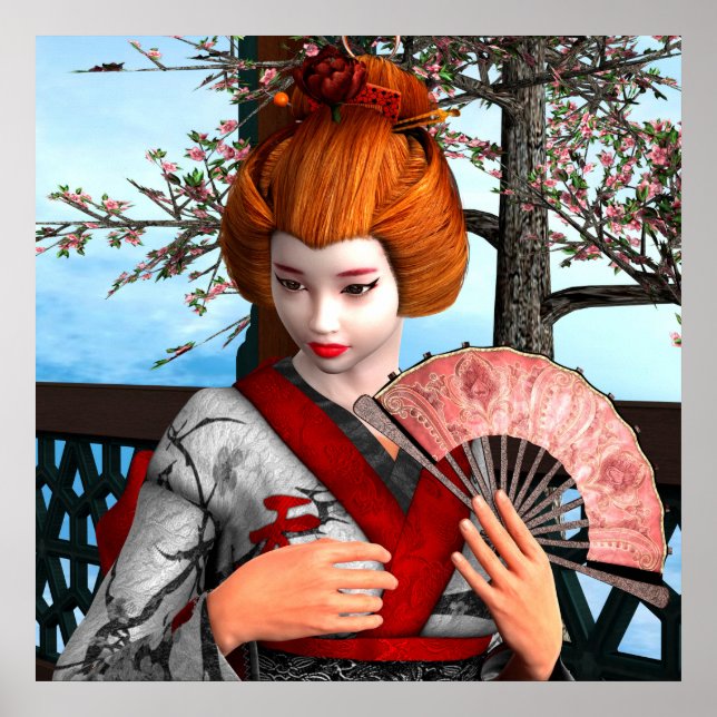 Poster Geisha (Frente)