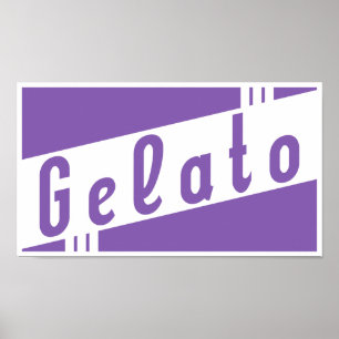 Poster gelato retro