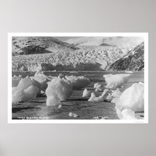 Póster Geleira Alaska 1914 de Taku