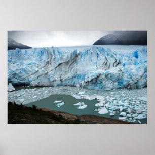 Póster Geleira de Moreno e lago Argentino