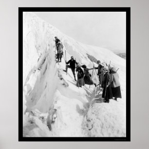 Póster Geleira do paraíso que escala 1921