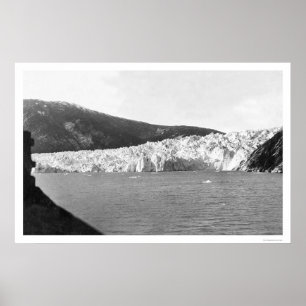 Poster Geleira Juneau Alaska 1905