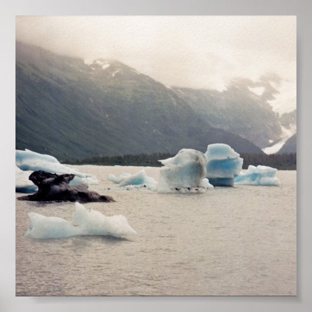 Póster Gelo azul (Frente)