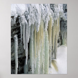 Póster Gelo Azul e Água Subterrânea; Tahquamenon