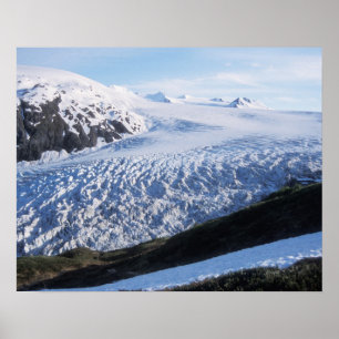 Póster Gelo da Geleira Exit no Parque Nacional Kenai Fjor