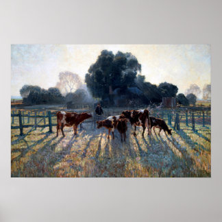 Poster Gelo de Primavera Elioth Gruner 1919 Arte Australi