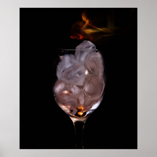 Poster Gelo e fogo (Frente)