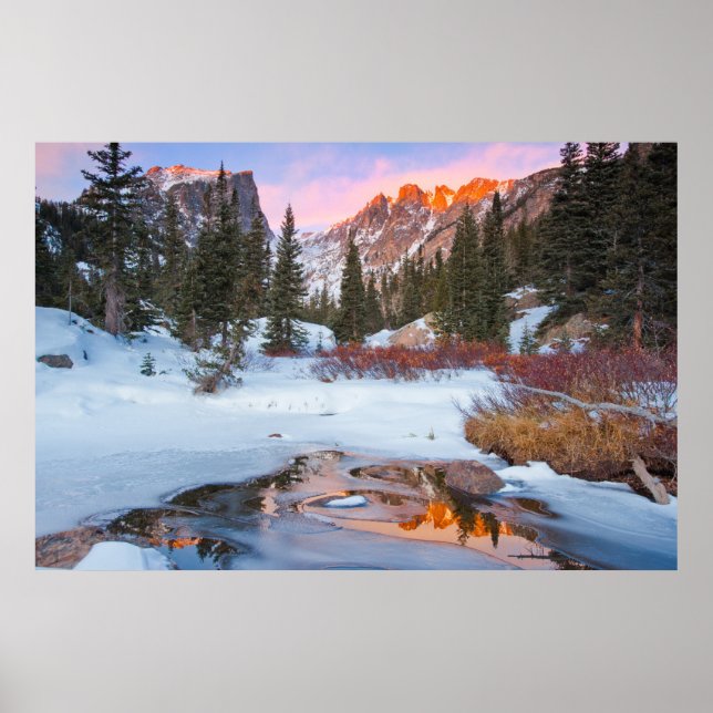 Poster Gelo e Neve | Estes Park, Colorado (Frente)