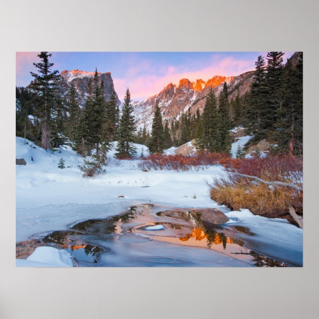 Poster Gelo e neve | Estes Park, Colorado (Frente)