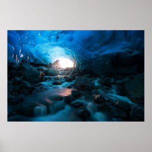 Poster Gelo e neve   Mendenhall Glacier, Juneau, Alasca