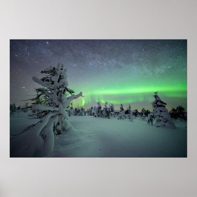 Poster Gelo e neve | Parque Nacional de Pallas-Yllastuntu (Frente)